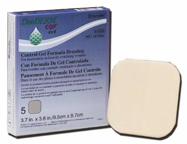 DuoDerm CGF Hydrocolloid Dressing, 6 x 6 Inch