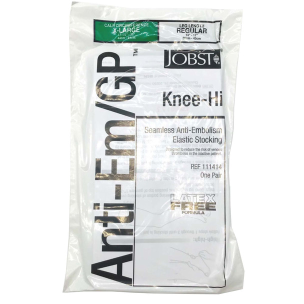 JOBST Anti-Em/GP Knee High Anti-embolism Stockings, Extra Large / Regular
