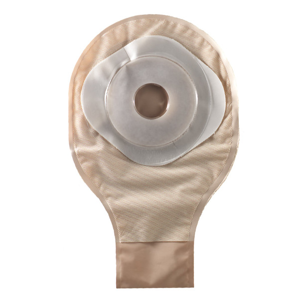 ActiveLife One-Piece Drainable Opaque Colostomy Pouch, 10 Inch Length, 3/4 Inch Stoma