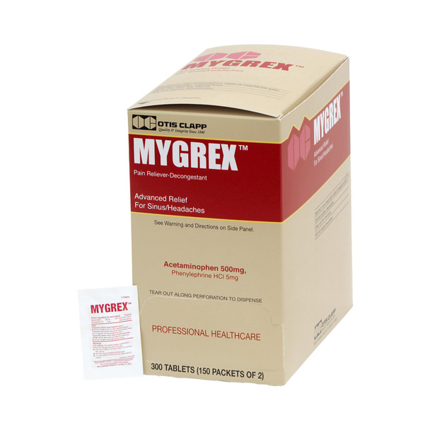 Mygrex Acetaminophen / Phenylephrine Cold and Sinus Relief Tablet