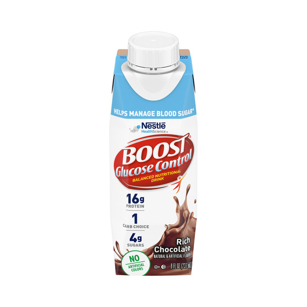 Boost Glucose Control Chocolate Oral Supplement, 8 oz. Carton