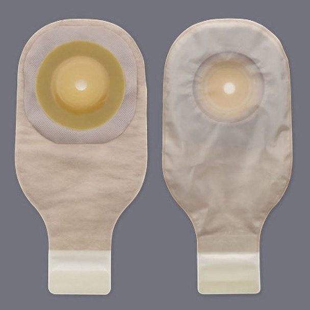 Premier Flextend One-Piece Drainable Transparent Colostomy Pouch, 12 Inch Length, Up to 2 Inch Stoma