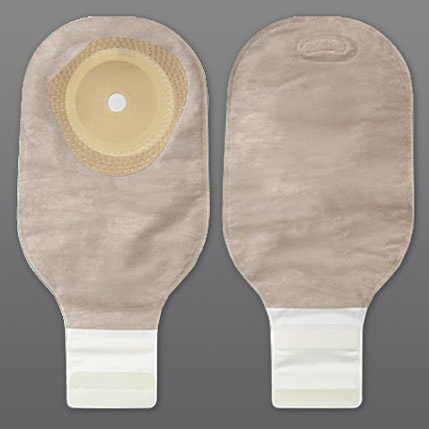 Premier One-Piece Drainable Beige Filtered Colostomy Pouch, 12 Inch Length, 1-3/8 Inch Stoma