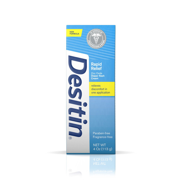 Desitin Rapid Relief Scented Diaper Rash Treatment Cream, 4 oz. Tube