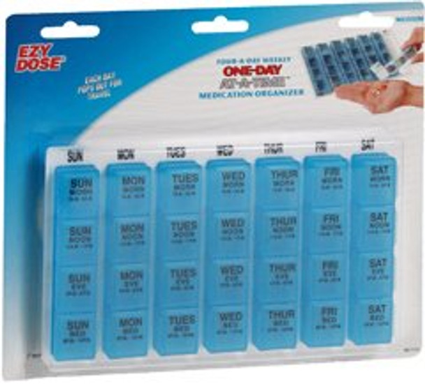 One-Day-At-A-Time Pill Organizer, 3/4 x 4-3/4 x 8 Inch