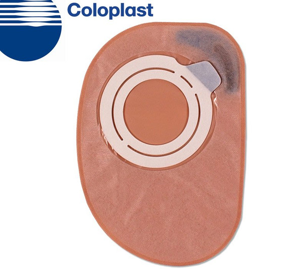 Assura Two-Piece Closed End Opaque Colostomy Pouch, 8½ Inch Length, Maxi , 1¾ Inch Flange