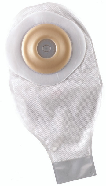 ActiveLife One-Piece Drainable Transparent Colostomy Pouch, 12 Inch Length, 1½ Inch Stoma