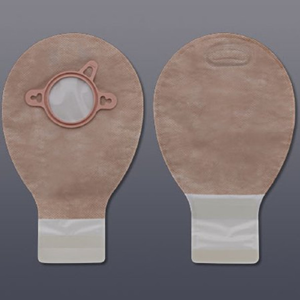 New Image Two-Piece Drainable Beige Filtered Ostomy Pouch, 7 Inch Length, 2¾ Inch Flange