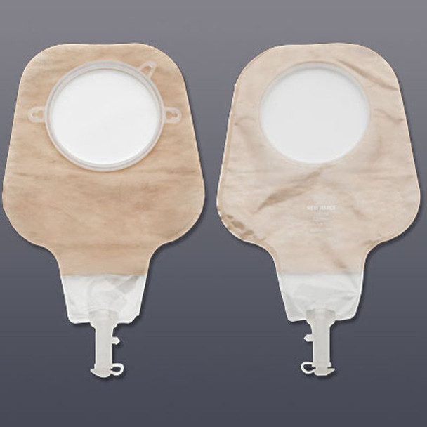 New Image Two-Piece Drainable Ultra-Clear Ostomy Pouch, 12 Inch Length, 4 Inch Flange