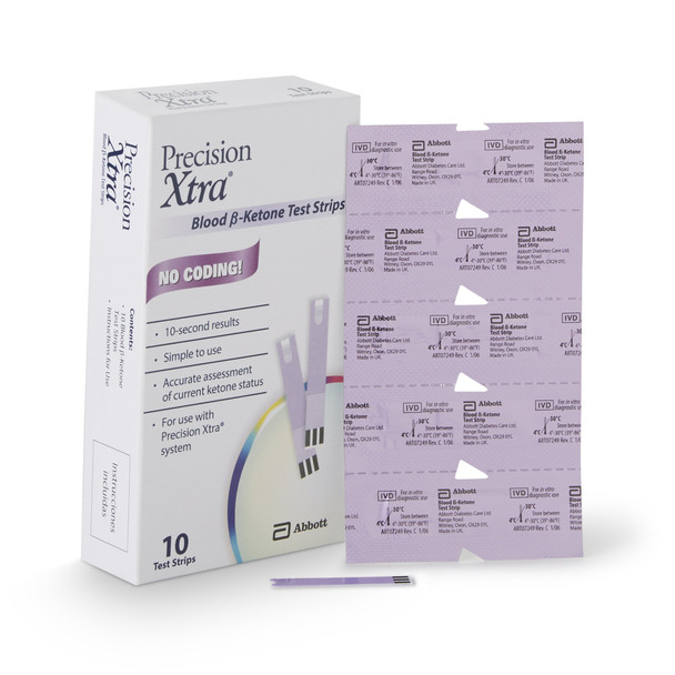 Precision Xtra Blood Ketone Test Strips