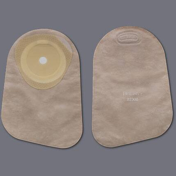 Premier One-Piece Closed End Beige Colostomy Pouch, 9 Inch Length, 1 Inch Stoma