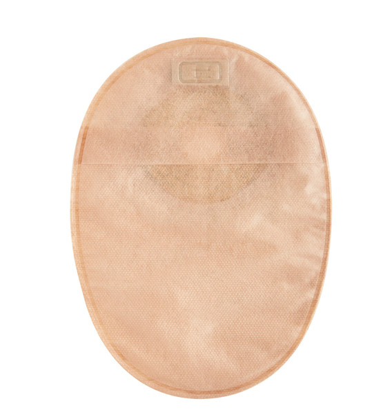 Esteem + One-Piece Closed End Transparent Filtered Ostomy Pouch, 8 Inch Length, 1 Inch Stoma