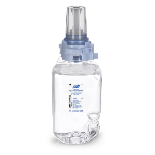 Purell Advanced Hand Sanitizer Foam, Ethyl Alcohol, Refill Bottle, 70%, 700 mL