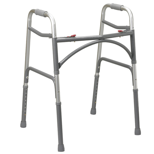 drive Aluminum Bariatric Dual Release Walker, 32  39 Inch Height