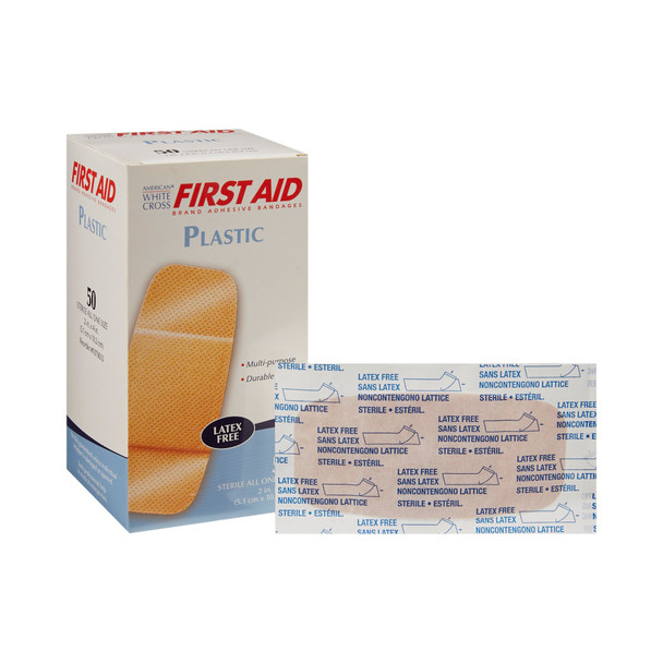 American White Cross First Aid Adhesive Strip, 2 x 4 Inch