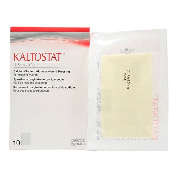 Kaltostat Calcium Alginate Dressing, 3 x 4¾ Inch