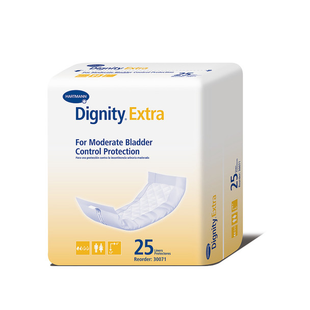 Dignity Extra For Moderate Incontinence Liner, 12-Inch Length