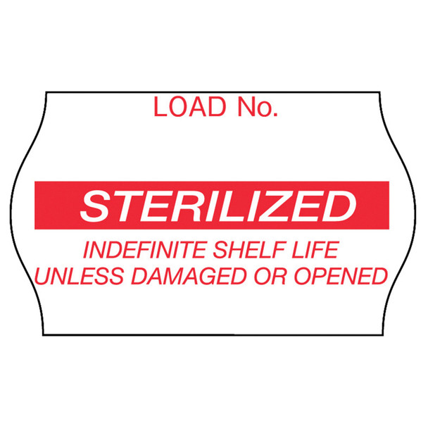 3M Comply Sterilization Load Label, 5/8 x 1-1/8 Inch