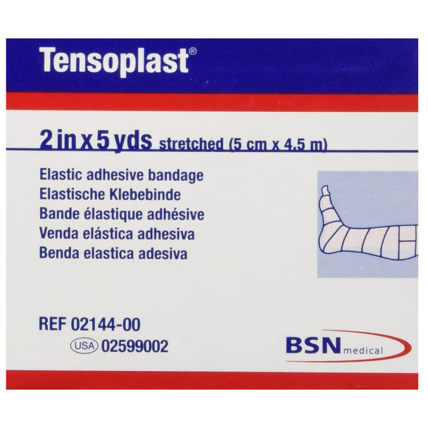 Tensoplast No Closure Elastic Adhesive Bandage, 2 Inch x 5 Yard