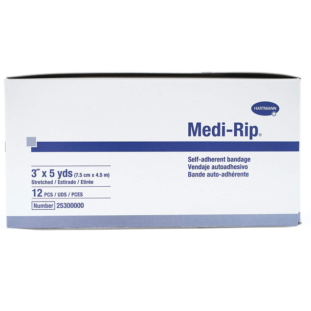 Medi-Rip Self-adherent Closure Cohesive Bandage, 3 Inch x 5 Yard