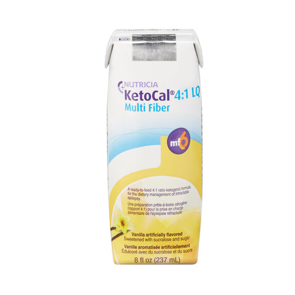 KetoCal 4:1 LQ Vanilla Oral Supplement, 8-ounce carton