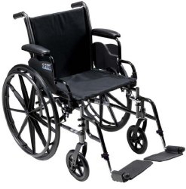 drive Cruiser III Lightweight Wheelchair, 20-Inch Seat Width
