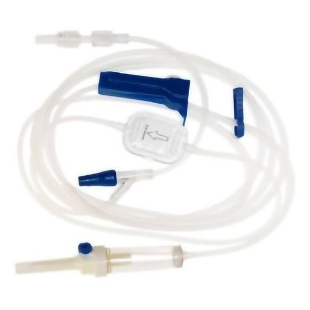 IV Pump Set McKesson Pump 1 Port 10 Drops / mL Drip Rate With Filter 102 Inch Tubing