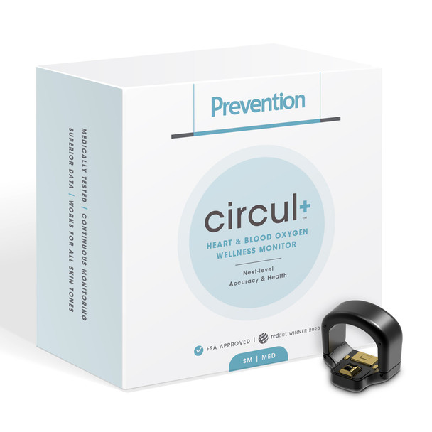 Prevention circul+ Wellness Monitor Ring, Small