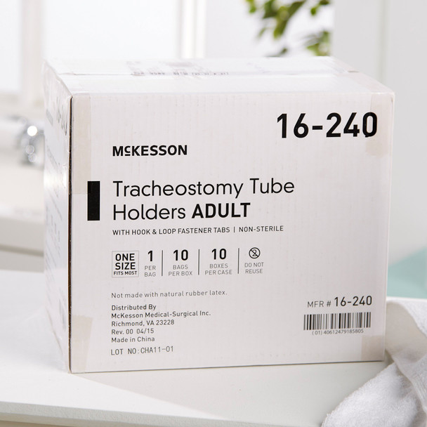 Tracheostomy Tube Holder McKesson One Size Fits Most Adult 100/CS