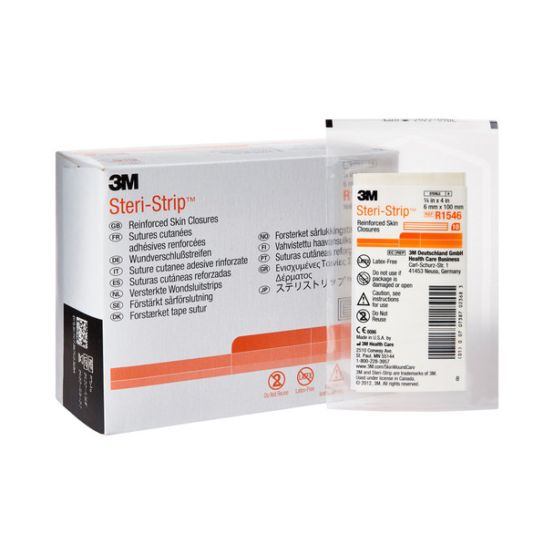 3M Steri-Strip Skin Closure Strip, 1/4 X 4 Inch