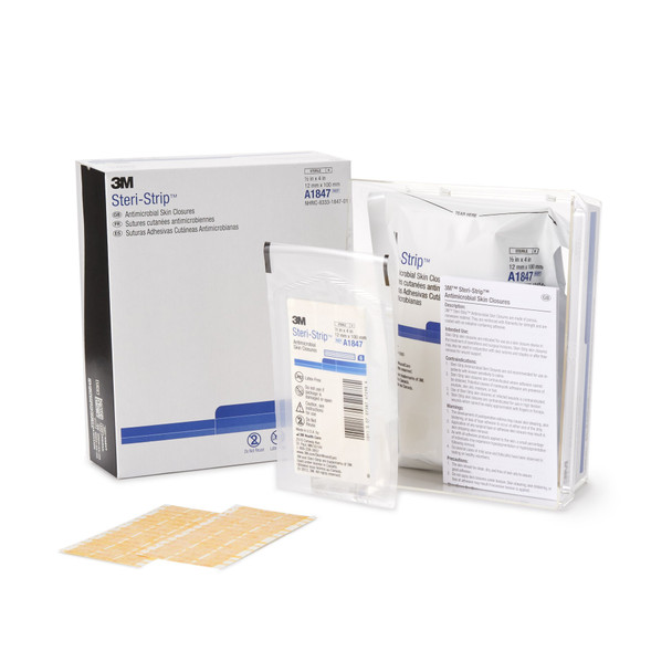 3M Steri-Strip Antimicrobial Skin Closure Strip