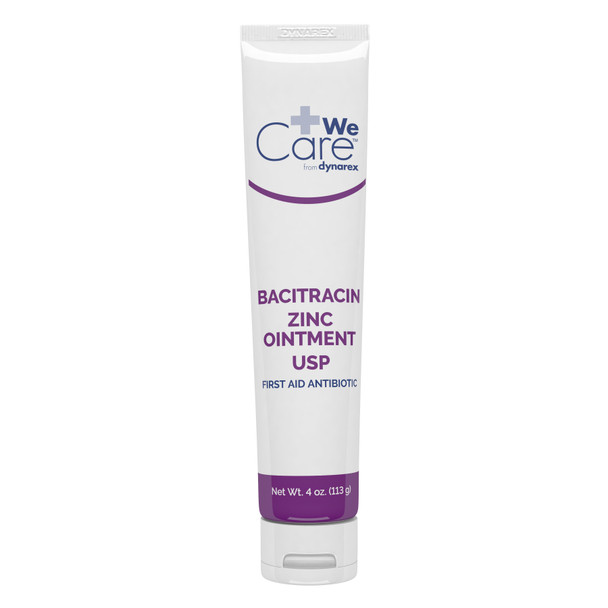 WeCare Bacitracin Zinc First Aid Antibiotic, 4 oz. Tube