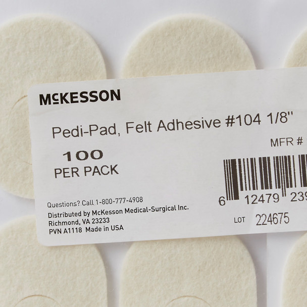 Foot Pad McKesson Pedi-Pad Size 104 Adhesive Foot 4000/CS Foot Pad McKesson Pedi-Pad Size 104 Adhesive Foot 4000/CS