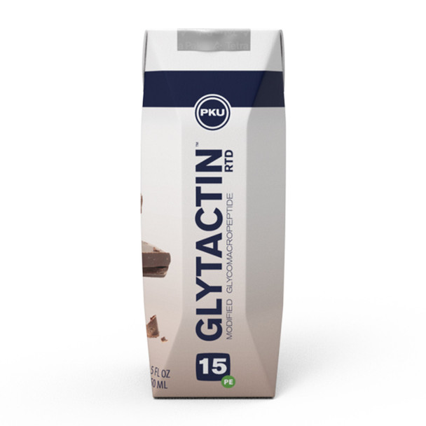 Glytactin RTD 15 Chocolate PKU Oral Supplement, 8.5 oz. Carton