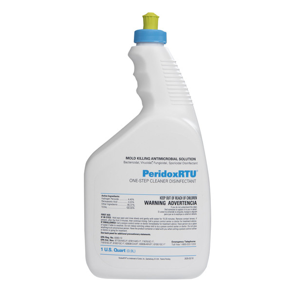 PeridoxRTU Sporicidal Peroxide Based Surface Disinfectant Cleaner, 32 oz. Bottle