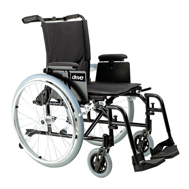 drive Cougar Lightweight Wheelchair, 16 Inch Seat Width