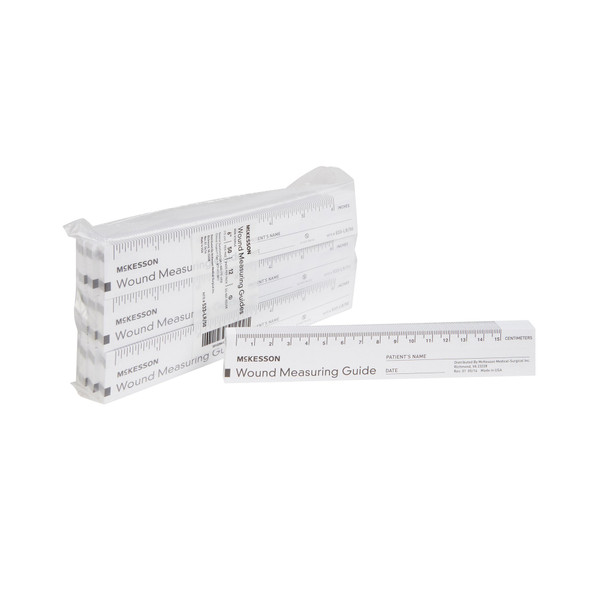 Wound Measuring Guide McKesson Metric / English Paper 6 Inch 288/CS Wound Measuring Guide McKesson Metric / English Paper 6 Inch 288/CS