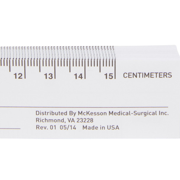 Wound Measuring Guide McKesson Metric / English Paper 6 Inch 288/CS Wound Measuring Guide McKesson Metric / English Paper 6 Inch 288/CS