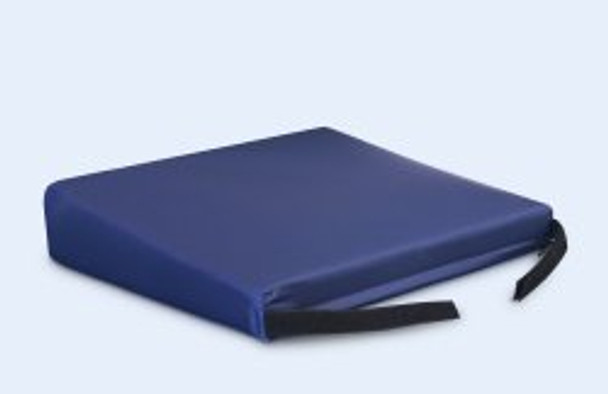 NYOrtho Seat Cushion, 20 in. W x 16 in. D x 2 in. H, Gel / Foam, Blue, Non-inflatable