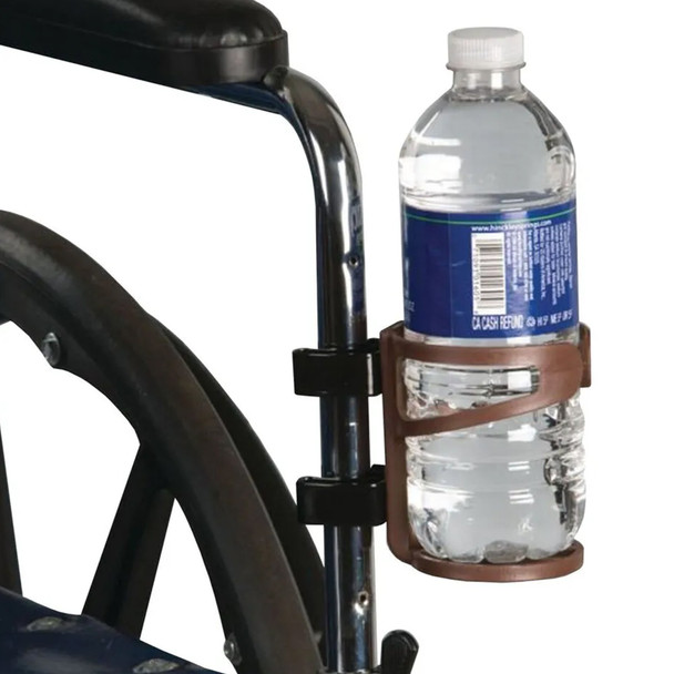 SammonsPreston Beverage Holder, For Use With Standard Arm Wheelchair, 2.5 - 3 in. Dia.