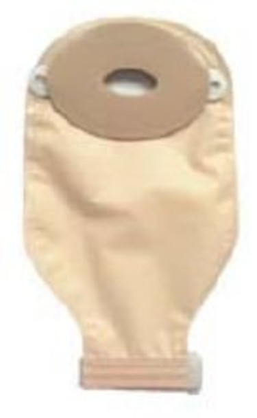 Nu-Flex Nu-Comfort Two-Piece Drainable Transparent Ostomy Pouch, 11 Inch Length, 1-1/8 to 2 Inch Stoma