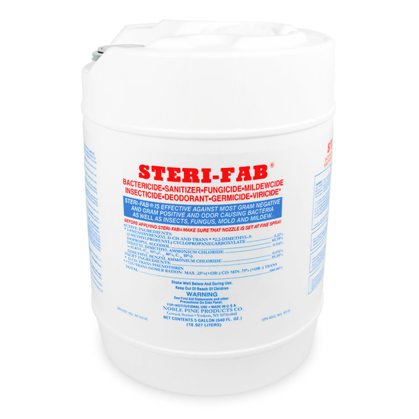 Steri-Fab Insecticide Alcohol Based Manual Pour Liquid 5 gal. Jug Alcohol Scent NonSterile