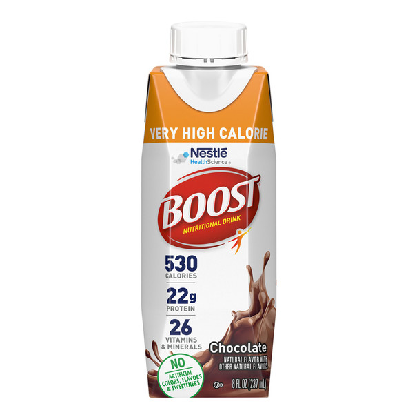 Boost Very High Calorie Chocolate Oral Supplement, 8 oz. Carton