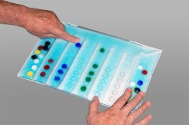 Skil-Care Number-Color Association Pad for Geriatric Sensory Stimulation, 8½ x 14 Inch