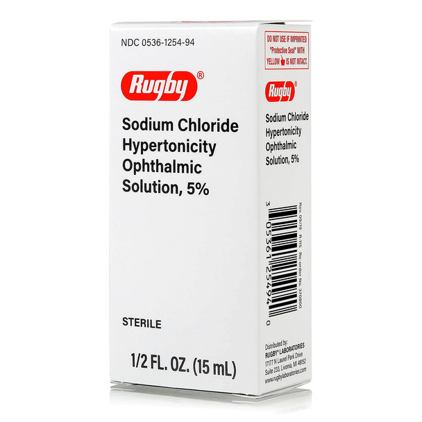 Rugby Sodium Chloride Hypertonicity Agent, 15 mL