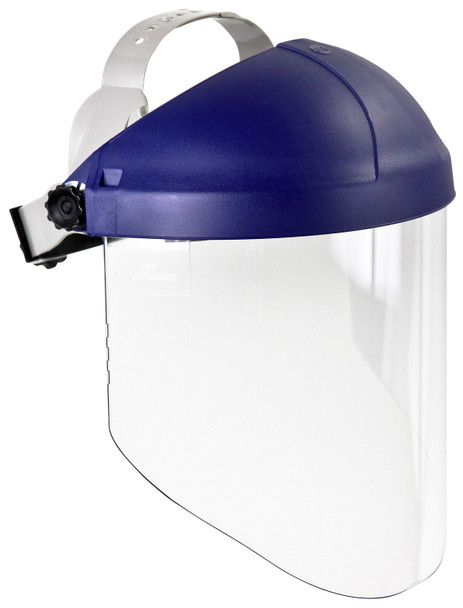 Wraparound Face Shield 3M One Size Fits Most Full Length Impact Resistant Reusable NonSterile
