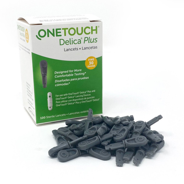 Lancet for Lancing Device OneTouch 30 Gauge Non-Safety Twist Off Cap Finger