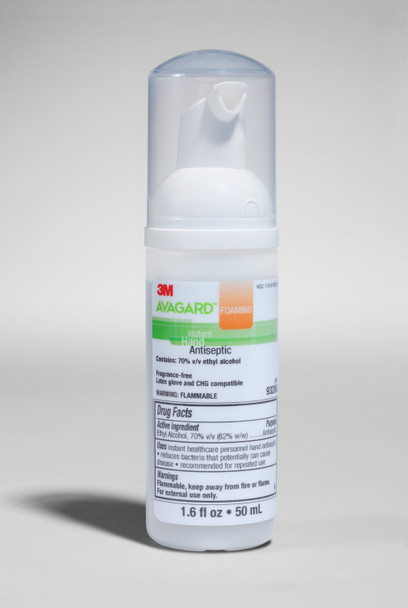 Hand Sanitizer 3M Avagard 50 mL Ethyl Alcohol Foaming Pump Bottle