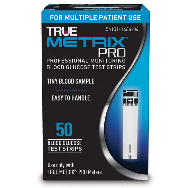 Blood Glucose Test Strips Truemetrix Pro 50 Strips per Pack