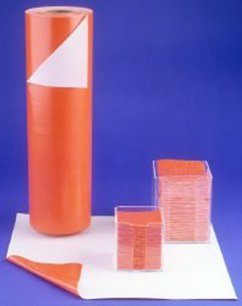 Biohazard Wipe Bio-Screen Orange / White Cellulose / Polyethylene 16 X 16 Inch Disposable